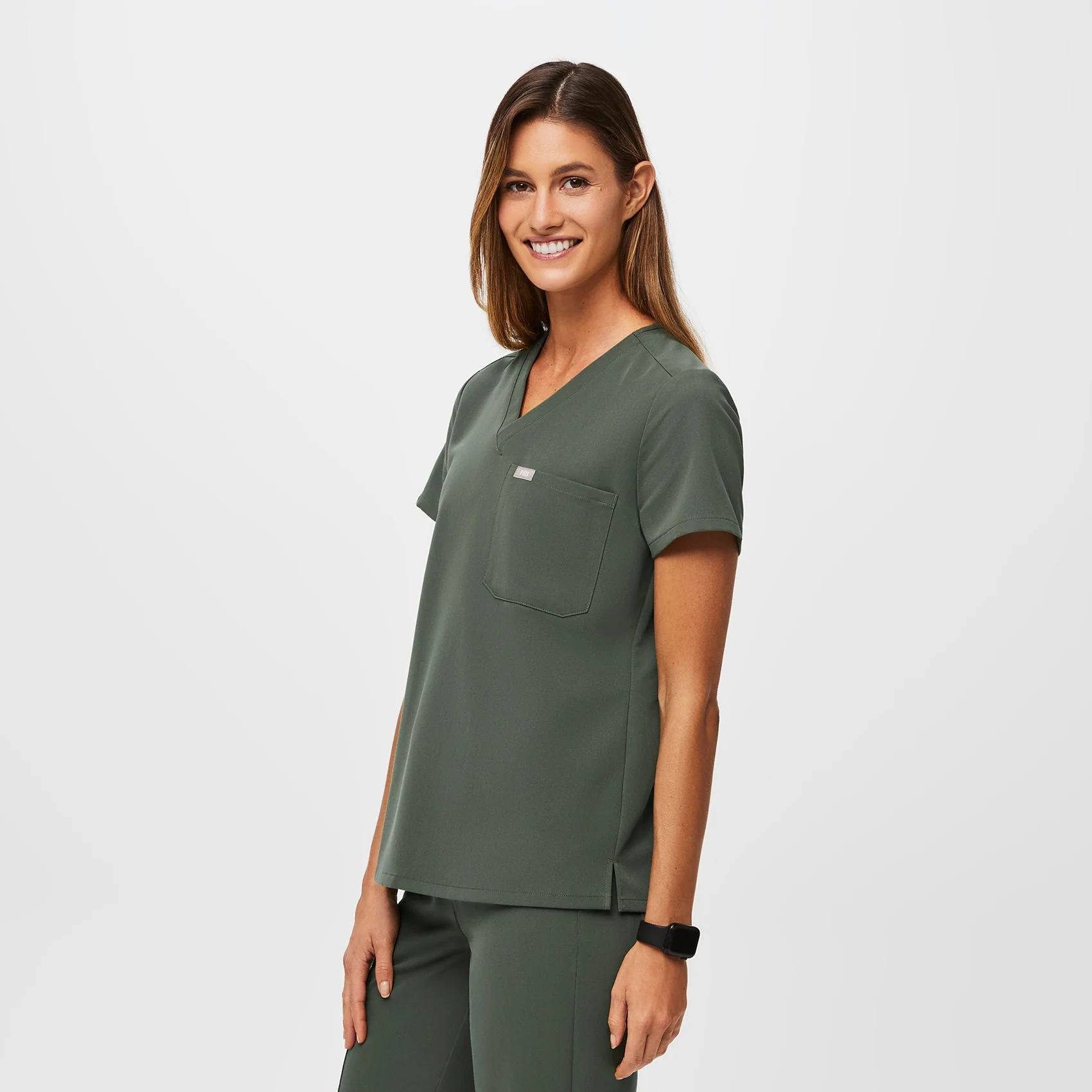 women's Moss Catarina™ - Petite Scrub Top - Image 3