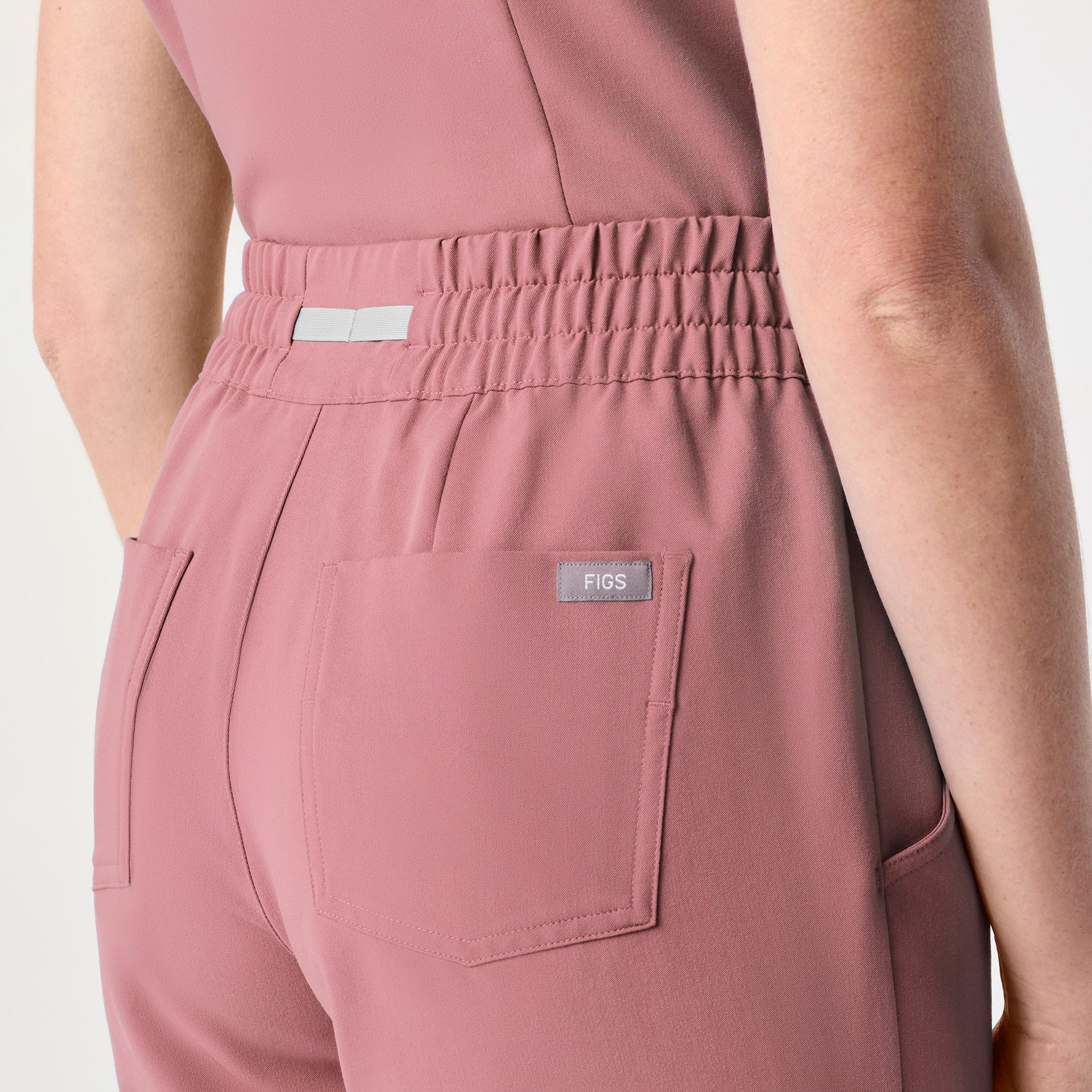 women's Mauve High Waisted Dowa - Scrub Pant (3XL-6XL) - Image 5