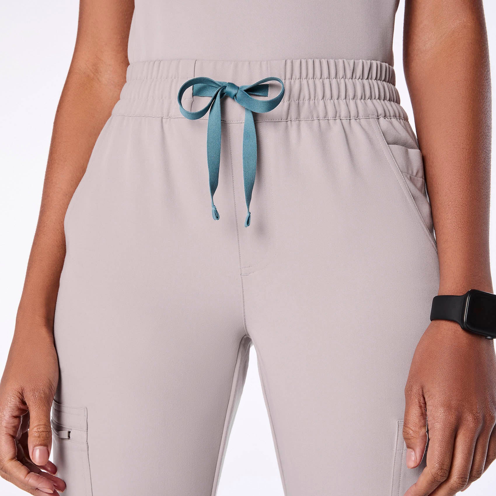 women's Slate High Waisted Dowa - Petite Scrub Pants - Image 6