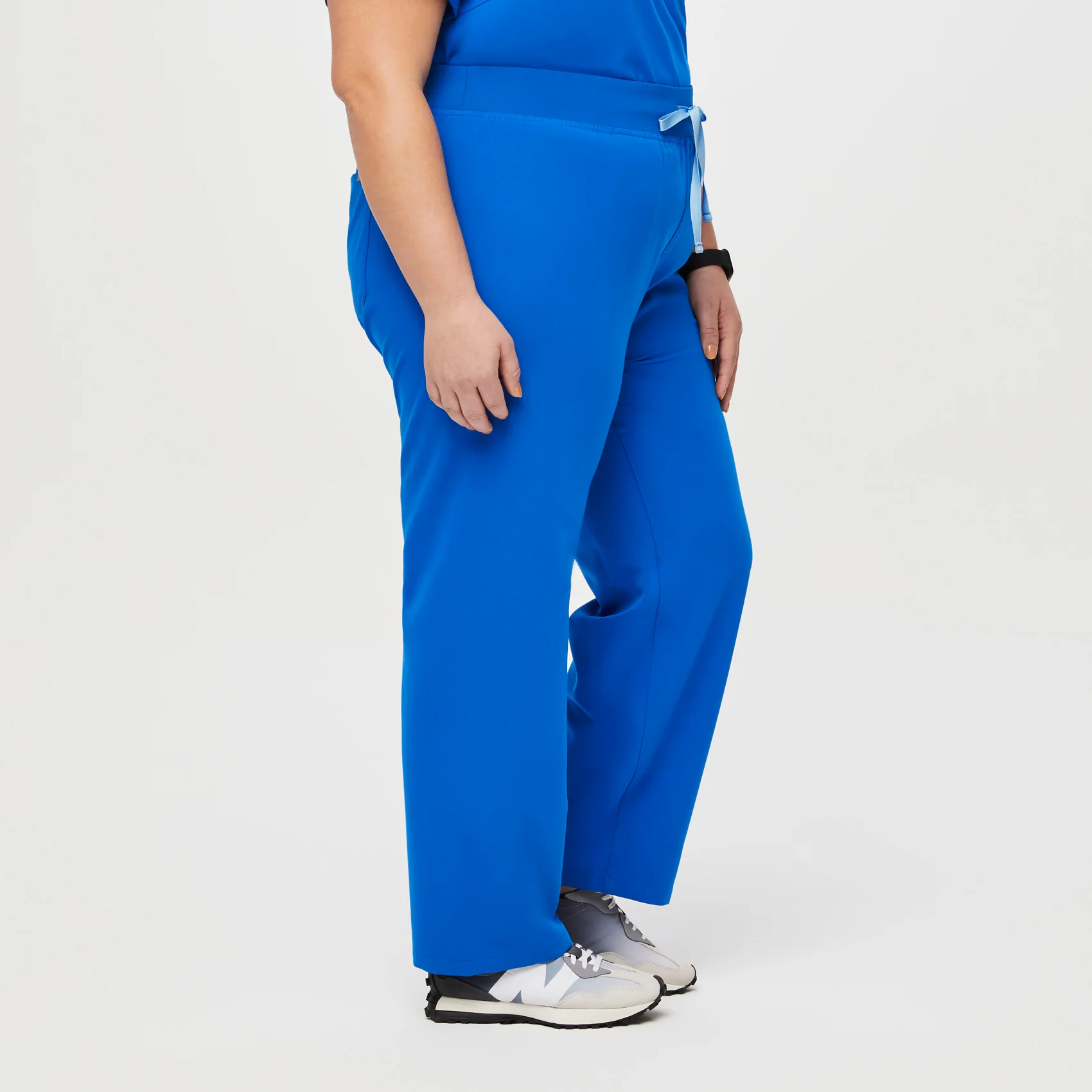 women's Royal Blue High Waisted Livingston™ - Basic Scrub Pants (3XL - 6XL) - Image 3