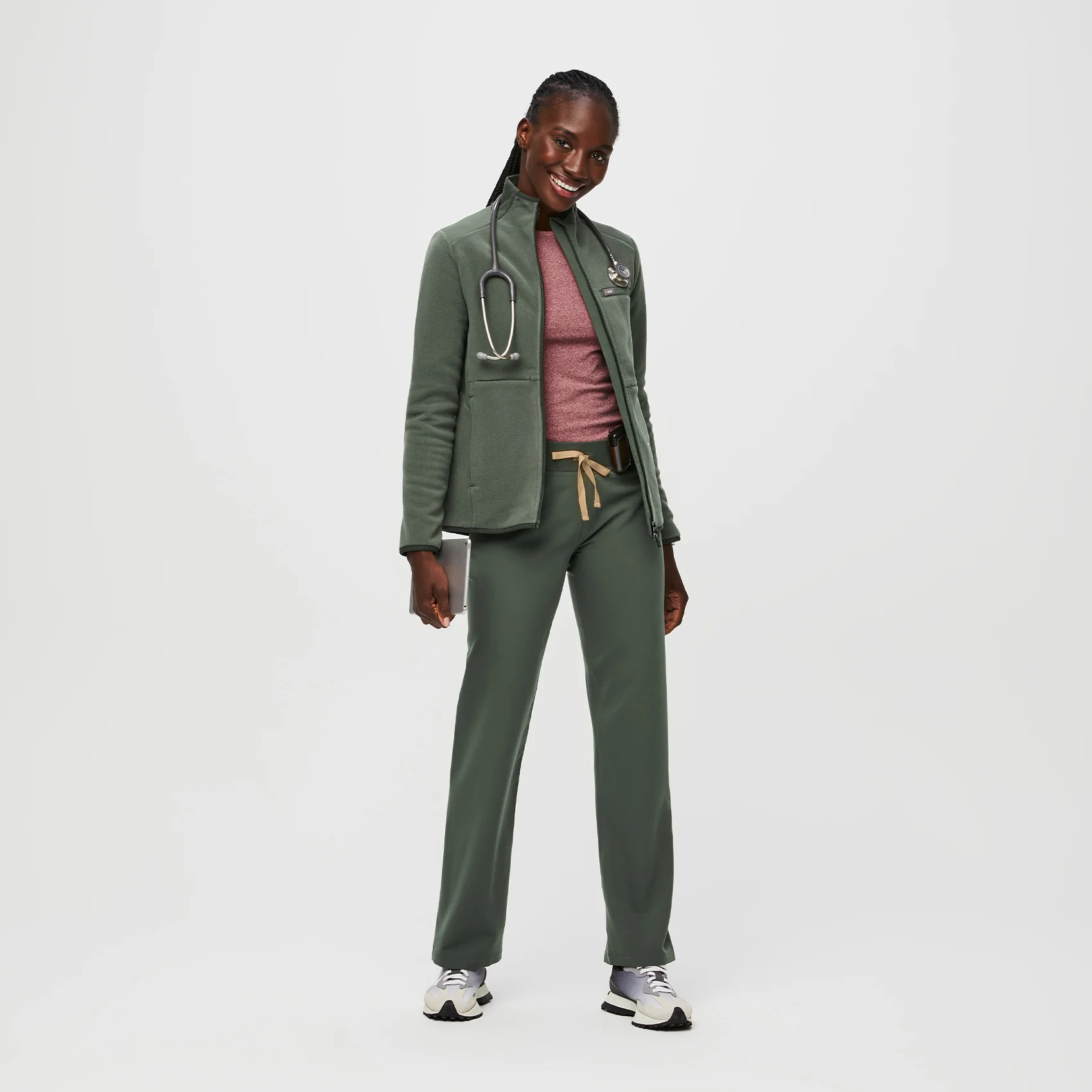 women's Moss High Waisted Livingston - Tall Basic Scrub Pant™ - Image 2