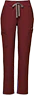 women's Burgundy High Waisted Yola™ - Petite Skinny Scrub Pants (3XL - 6XL) - Image 8