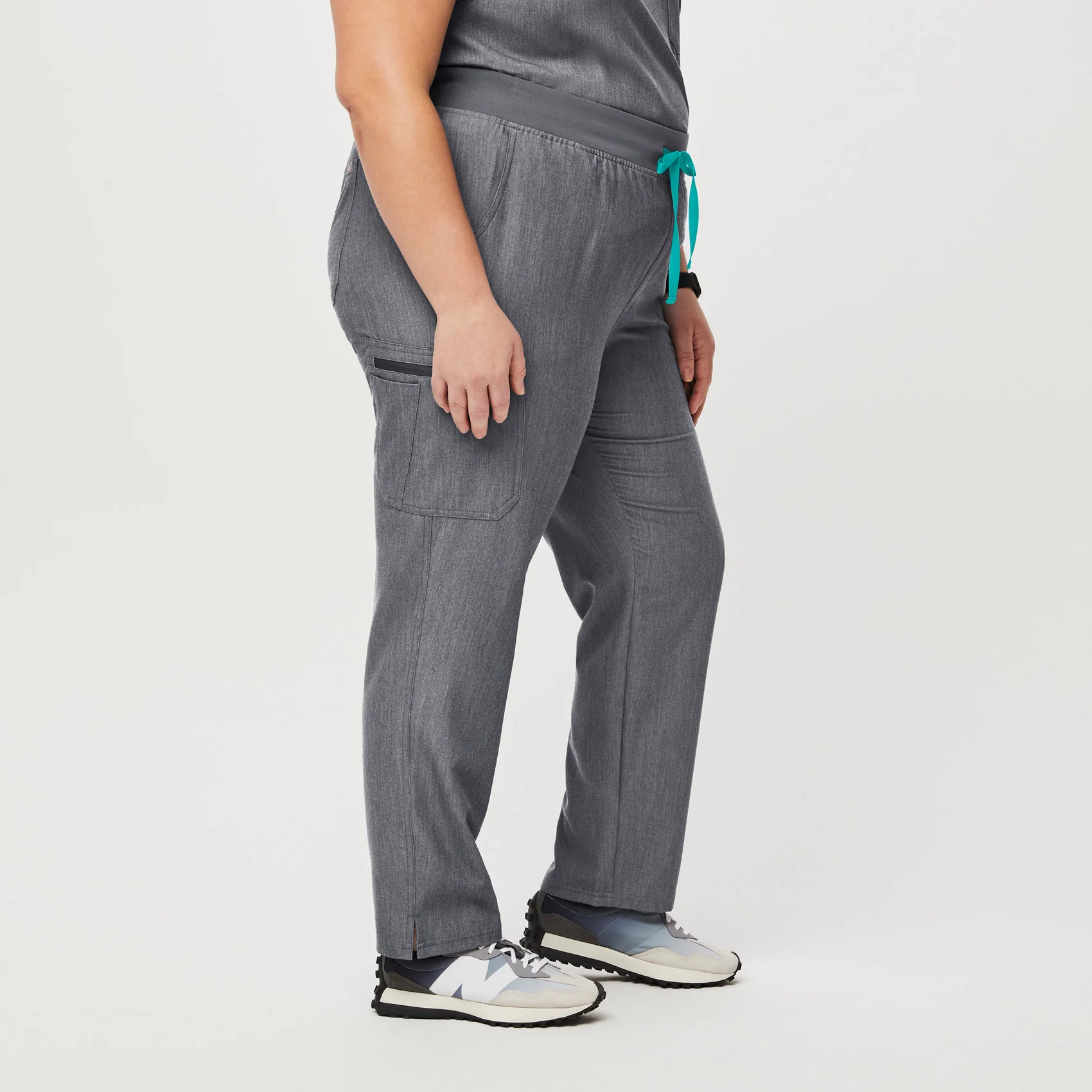 women's Graphite High Waisted Yola™ - Skinny Scrub Pants (3XL - 6XL) - Image 3