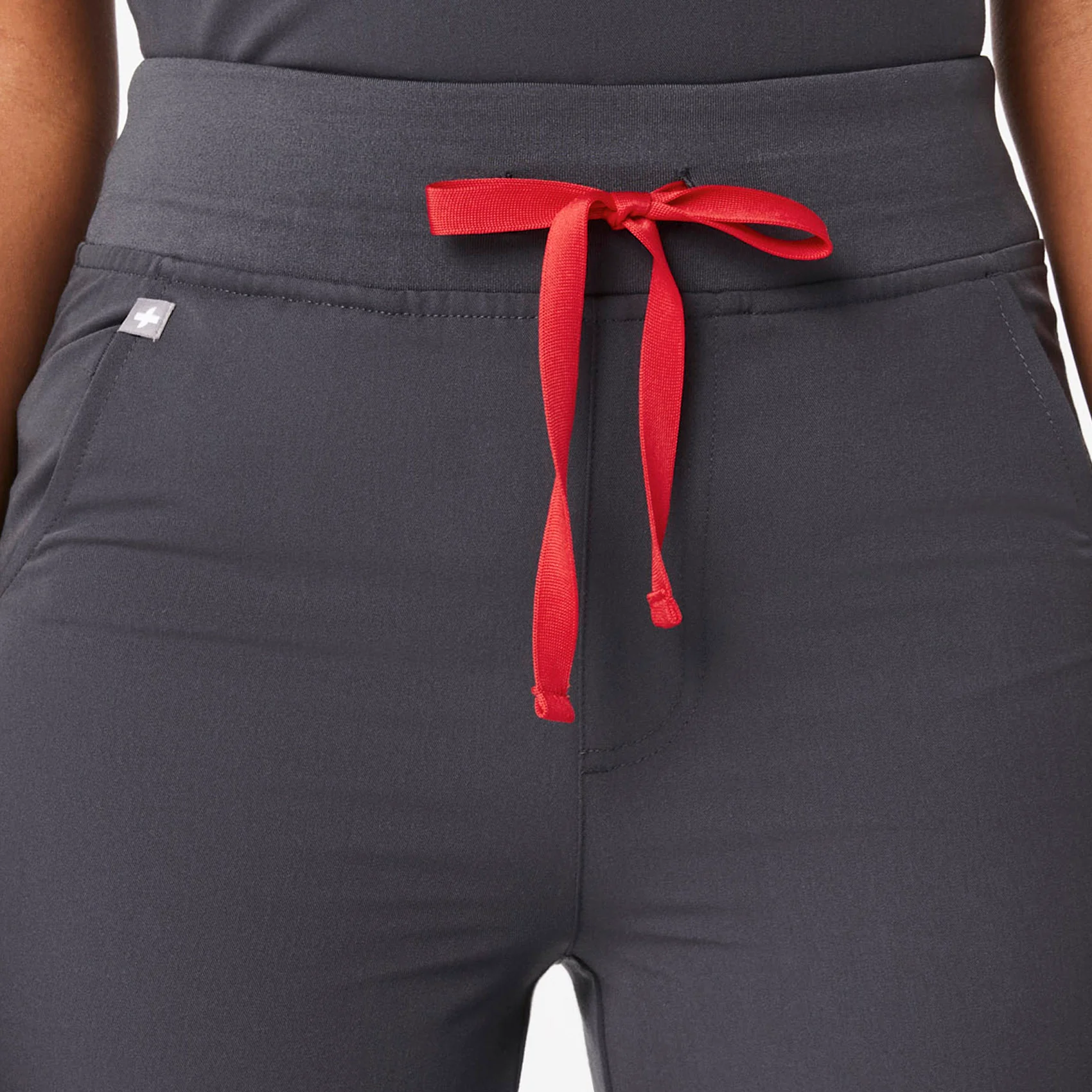 women's Charcoal High Waisted Zamora™ - Jogger Scrub Pants (3XL - 6XL) - Image 5