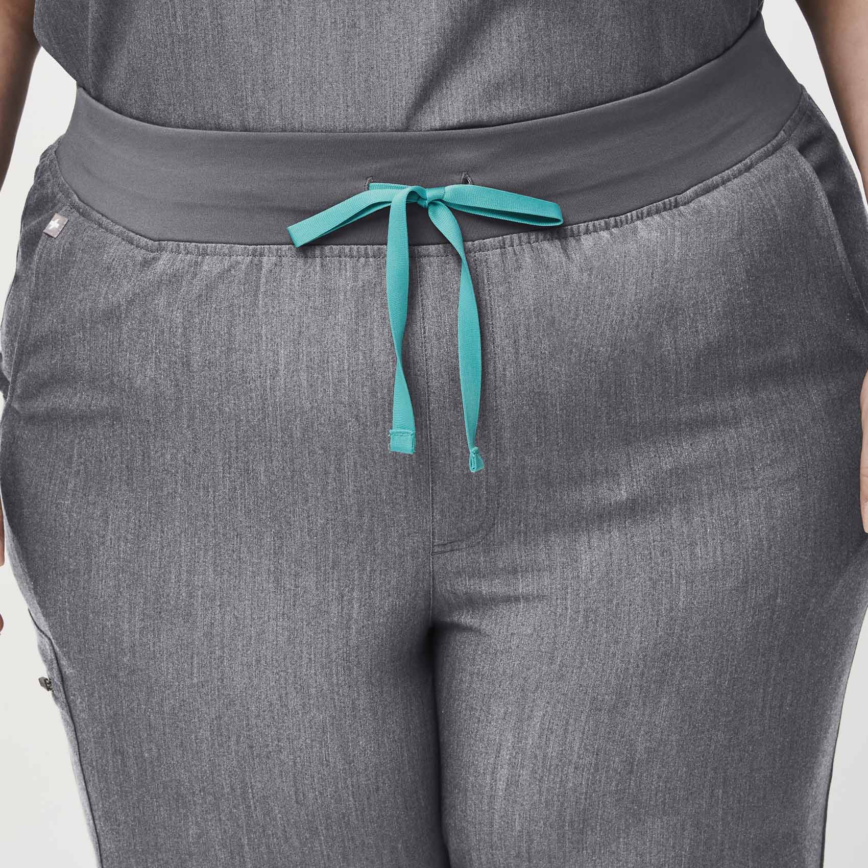 women's Graphite High Waisted Zamora™ - Petite Jogger Scrub Pants (3XL - 6XL) - Image 4