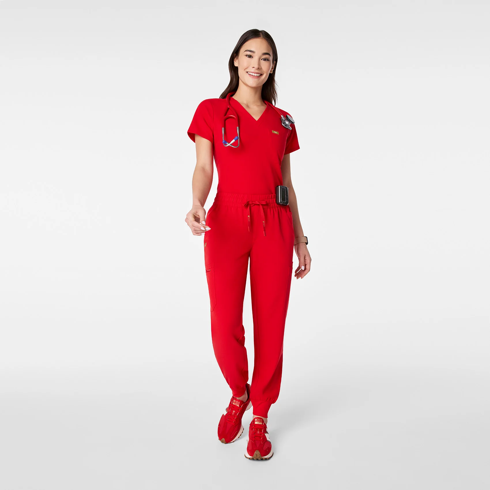 women's Lunar New Year Uman Relaxed - Jogger Scrub Pant - Image 3