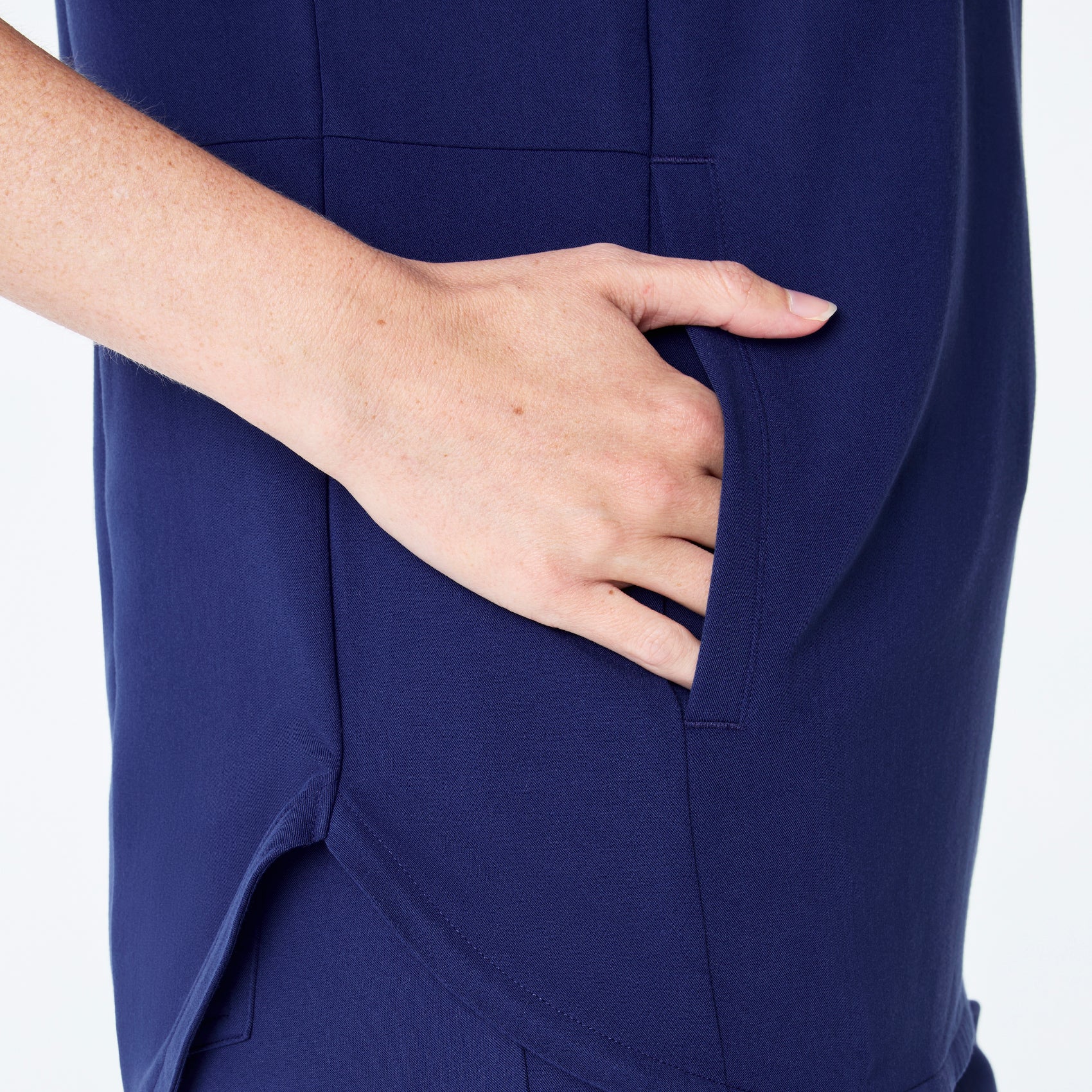 women's Sapphire Montex - Mock Neck Scrub Top - Image 7
