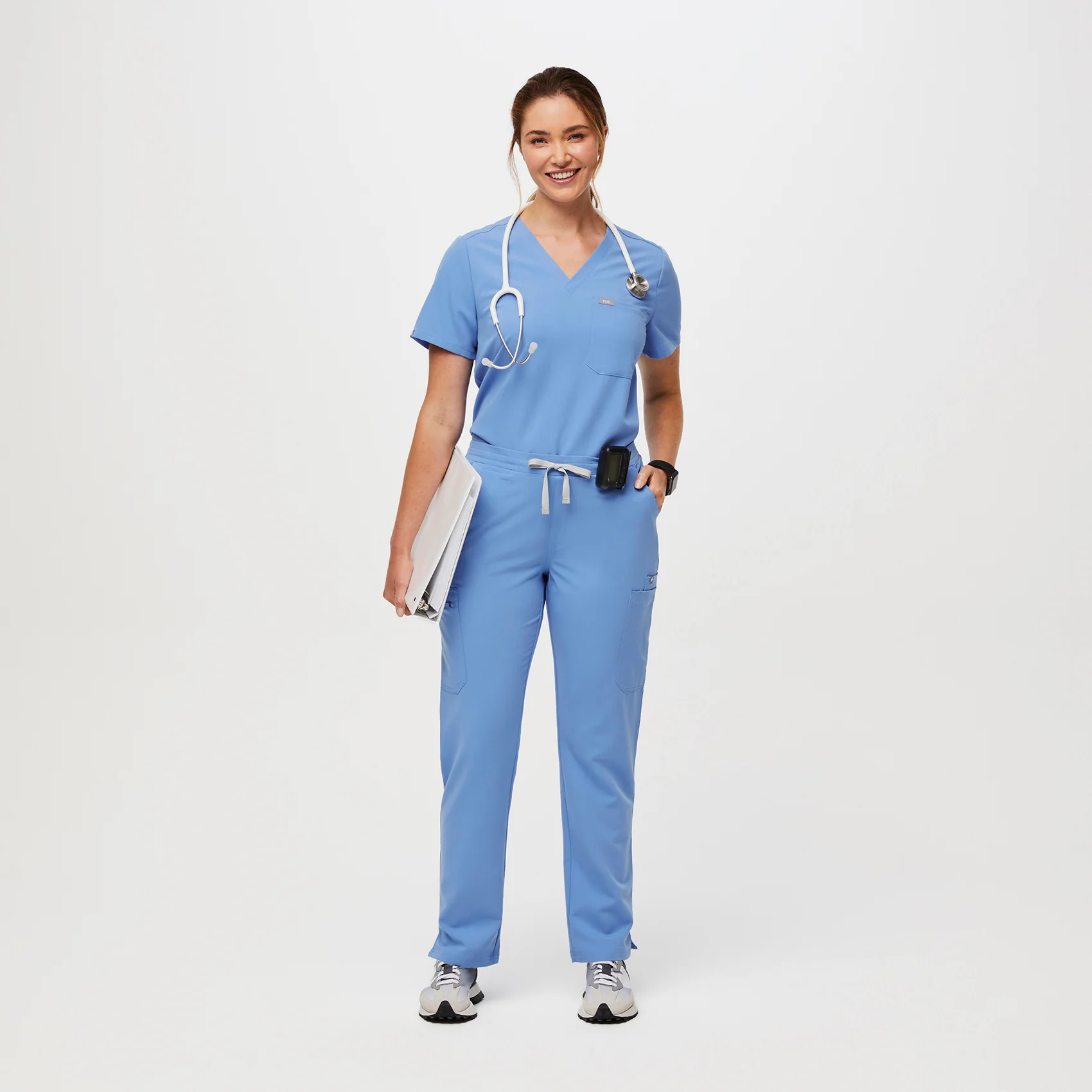 Women's Ceil Blue Yola™ - Skinny Scrub Pants - Image 2