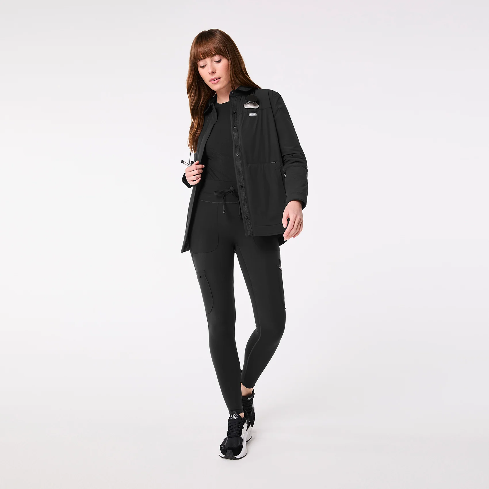 women's Black On-Shift Float - Shacket™ - Image 2