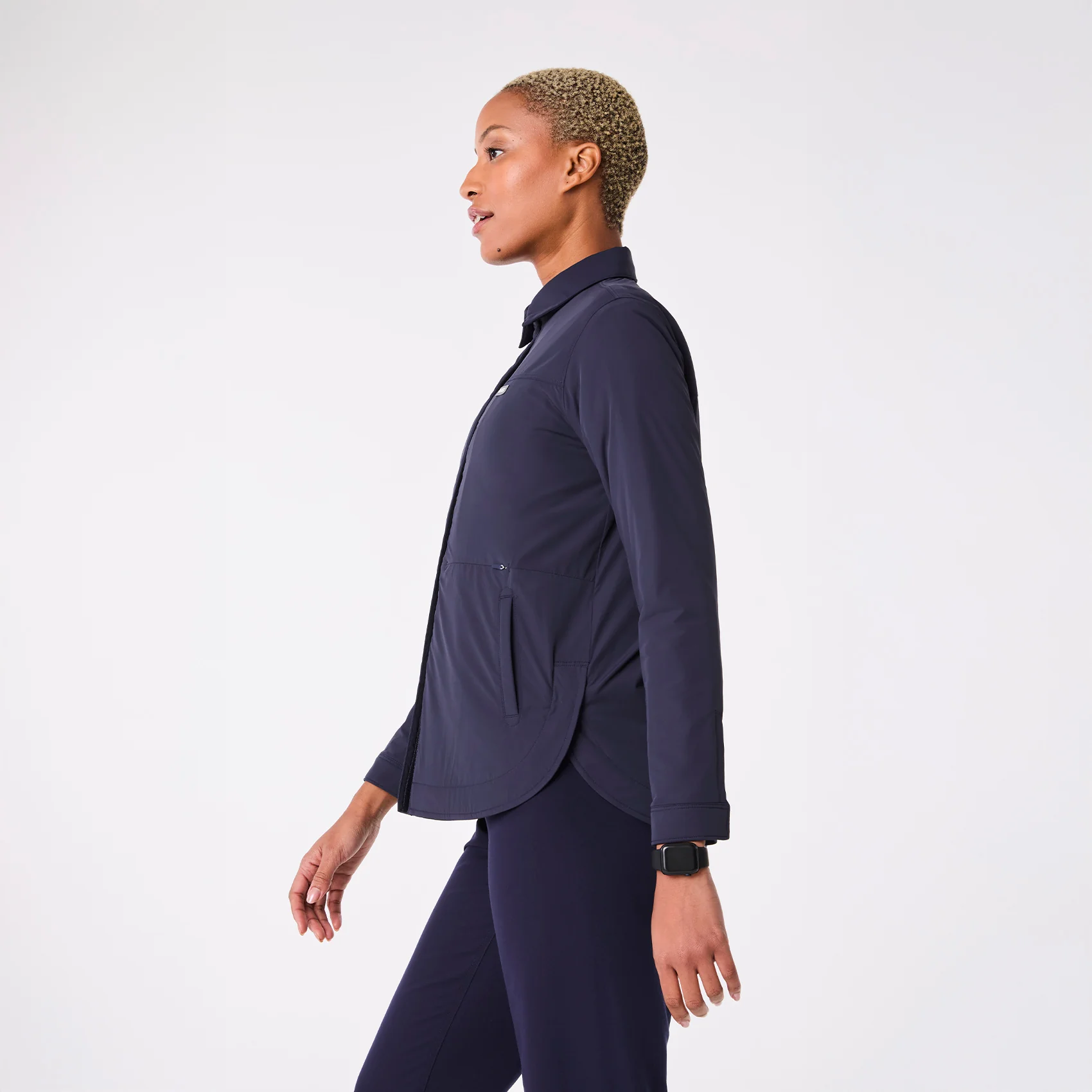 women's Navy On-Shift Float - Shacket™ - Image 3