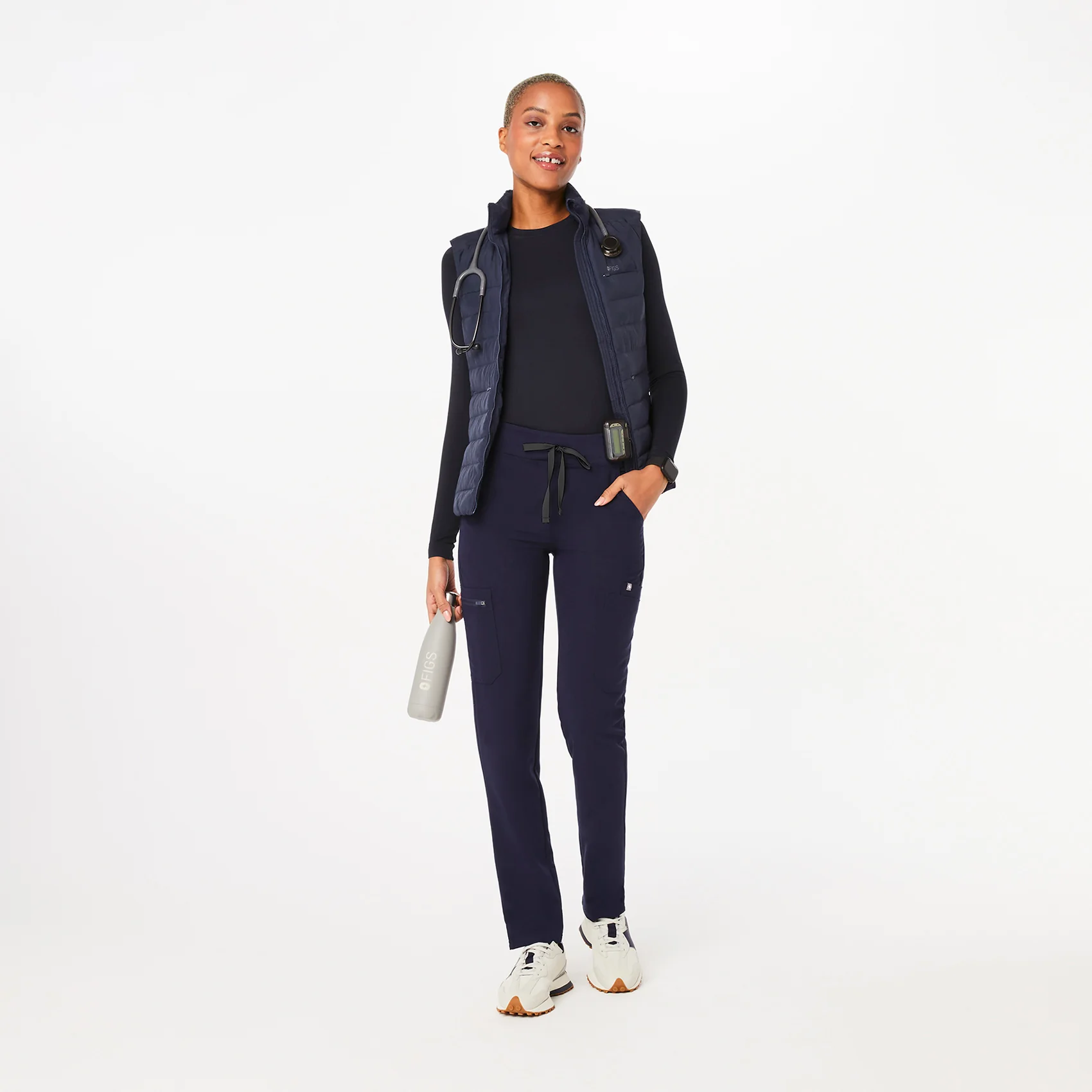 women's Navy On-Shift™ Packable - Puffer Vest - Image 11