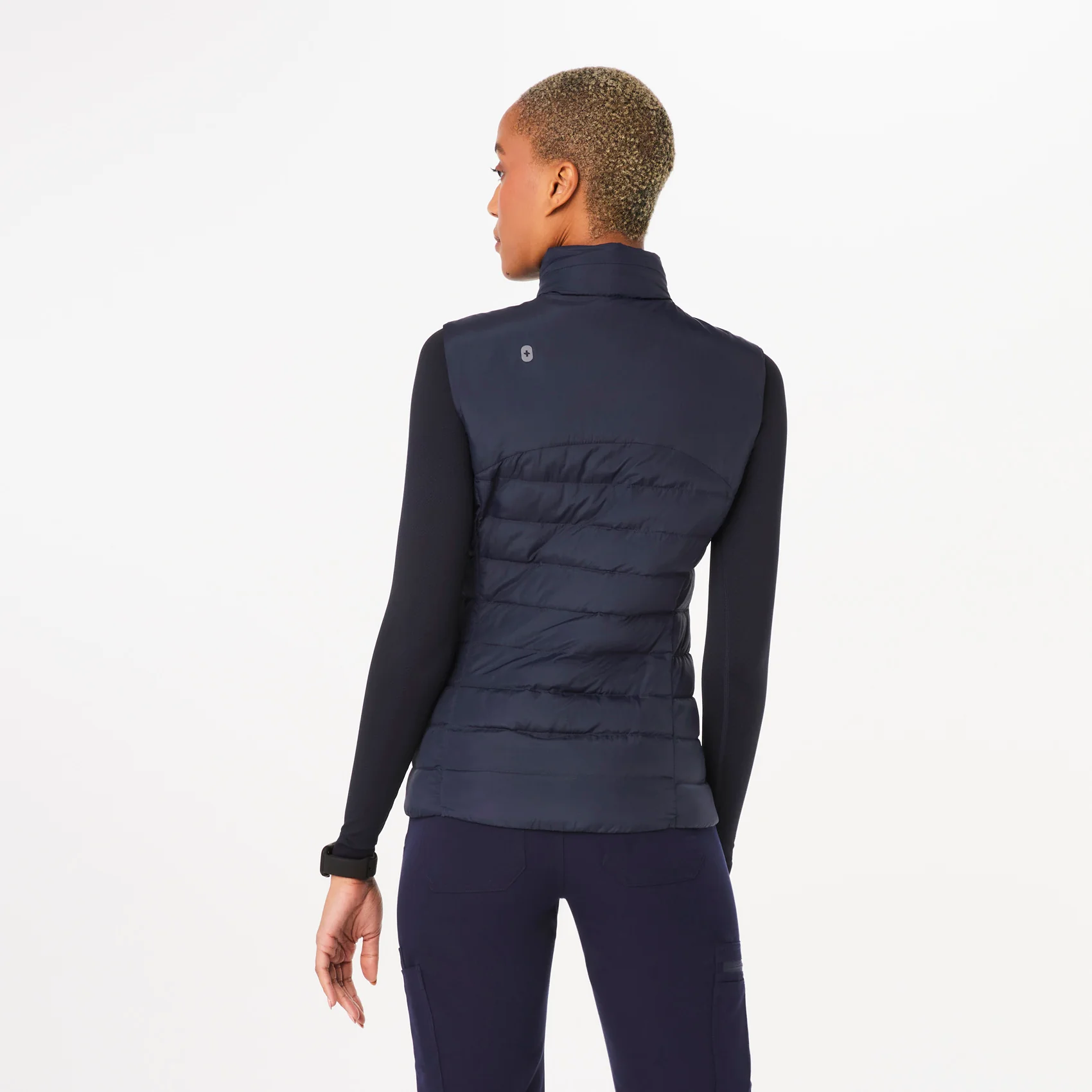women's Navy On-Shift™ Packable - Puffer Vest - Image 4