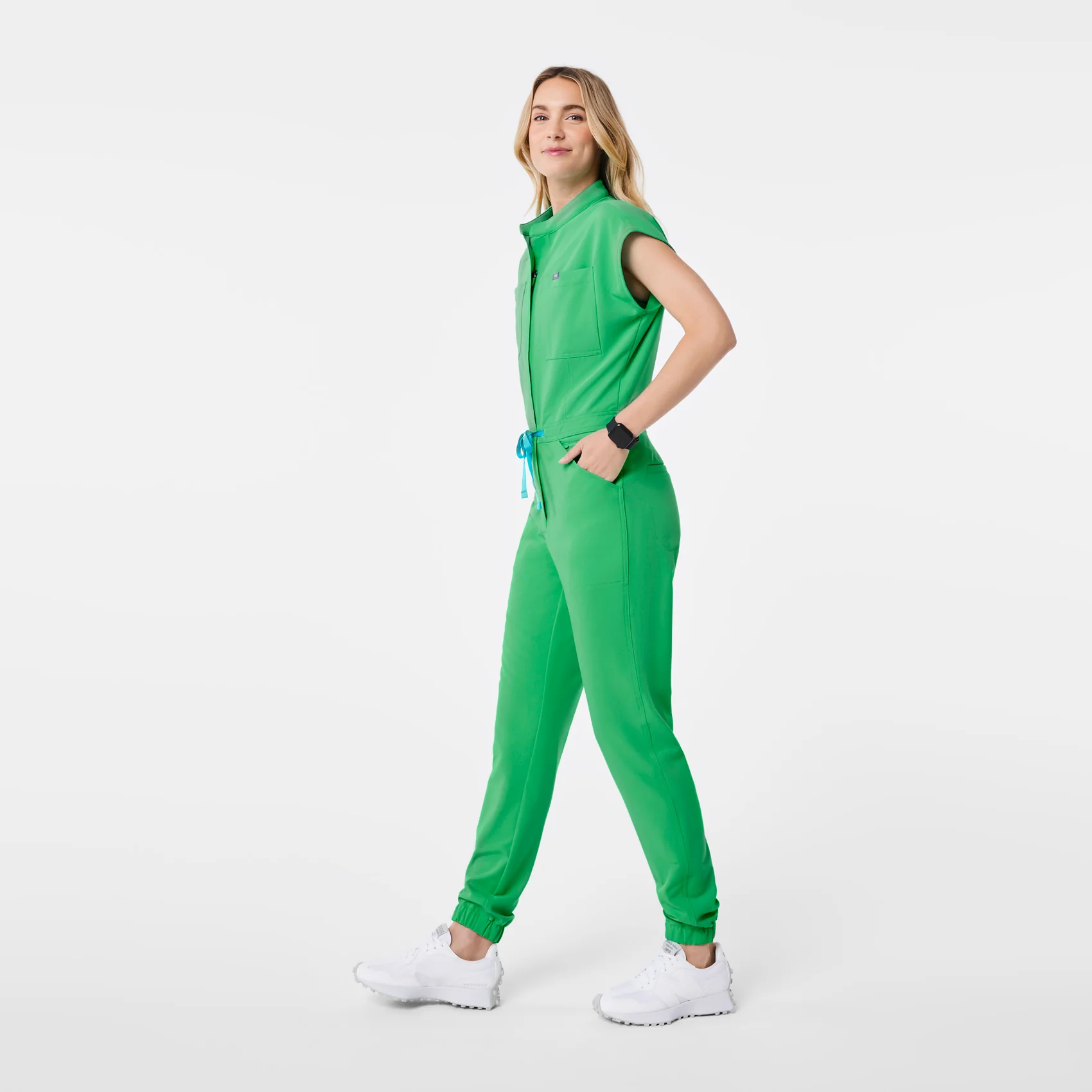 women's Emerald Rafaela Cargo Jogger - Petite ScrubJumpsuit™ - Image 3