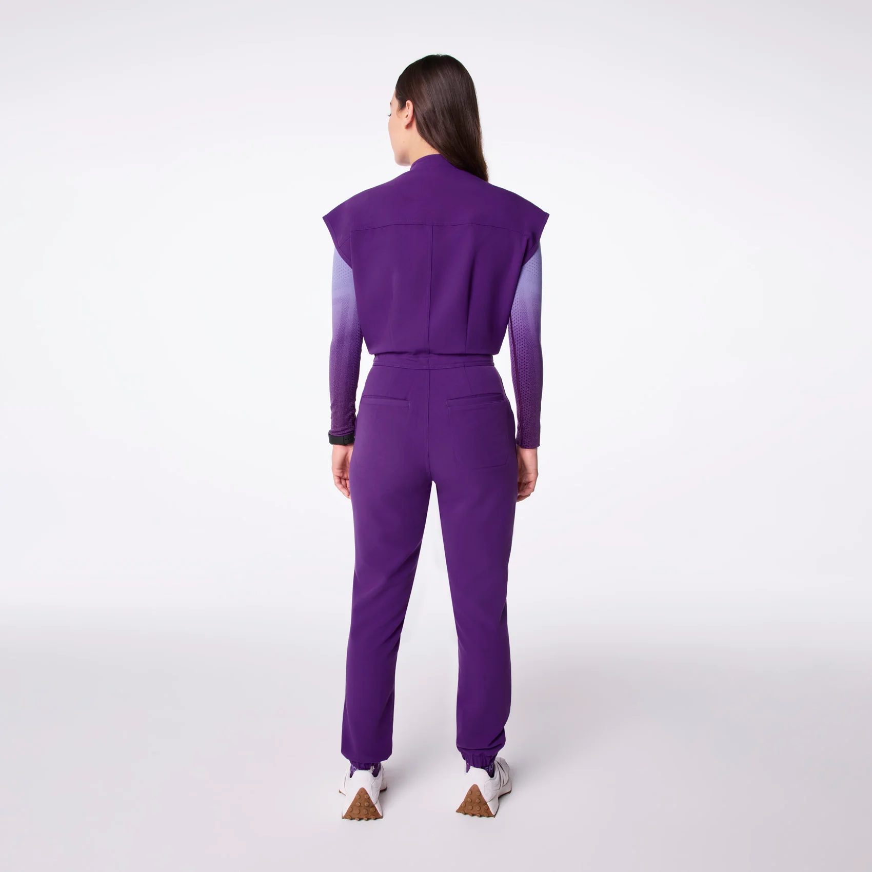 women's Digital Grape Rafaela Cargo Jogger -  Tall ScrubJumpsuit™ - Image 2