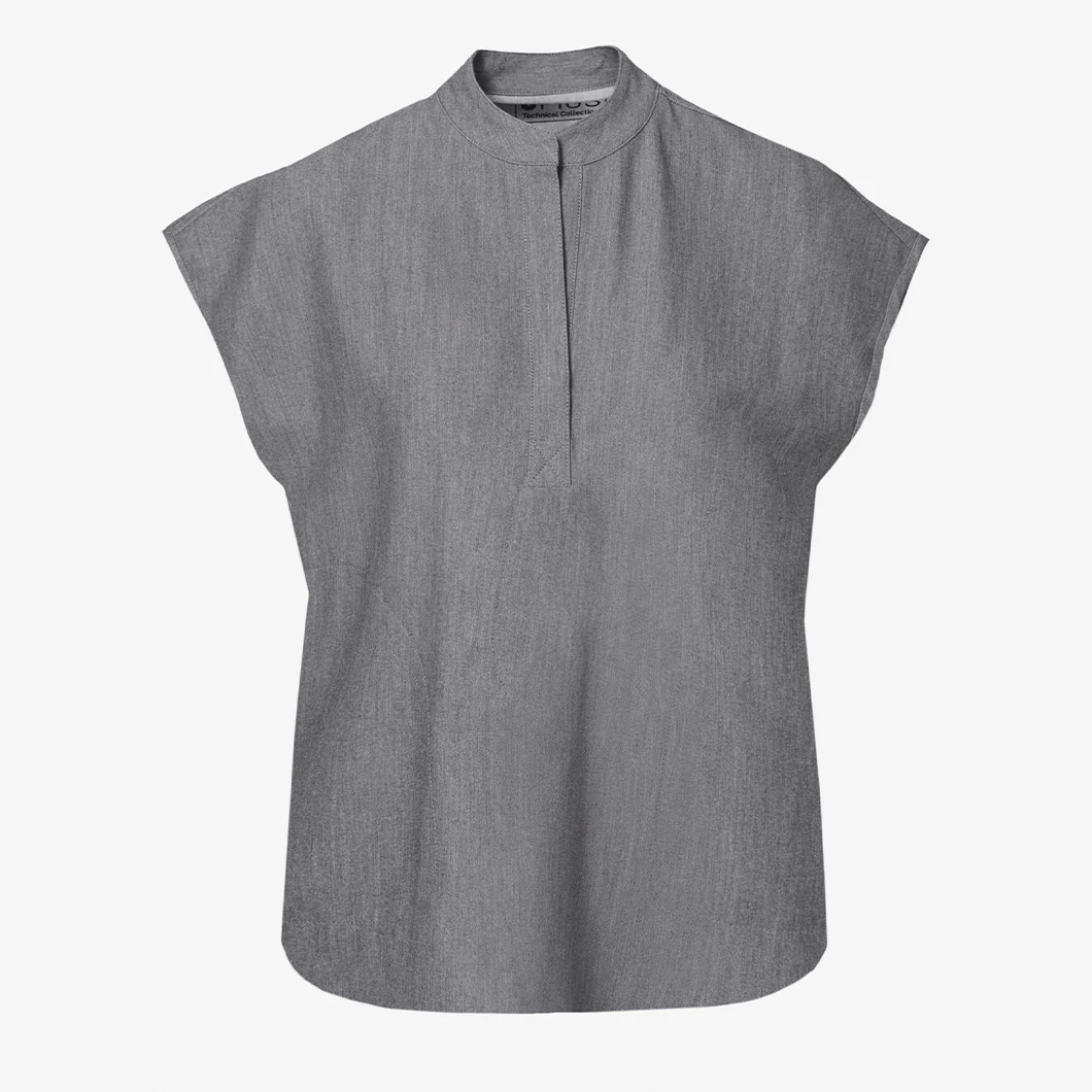 women's Heather Indigo Rafaela - Oversized Scrub Top™ - Image 8