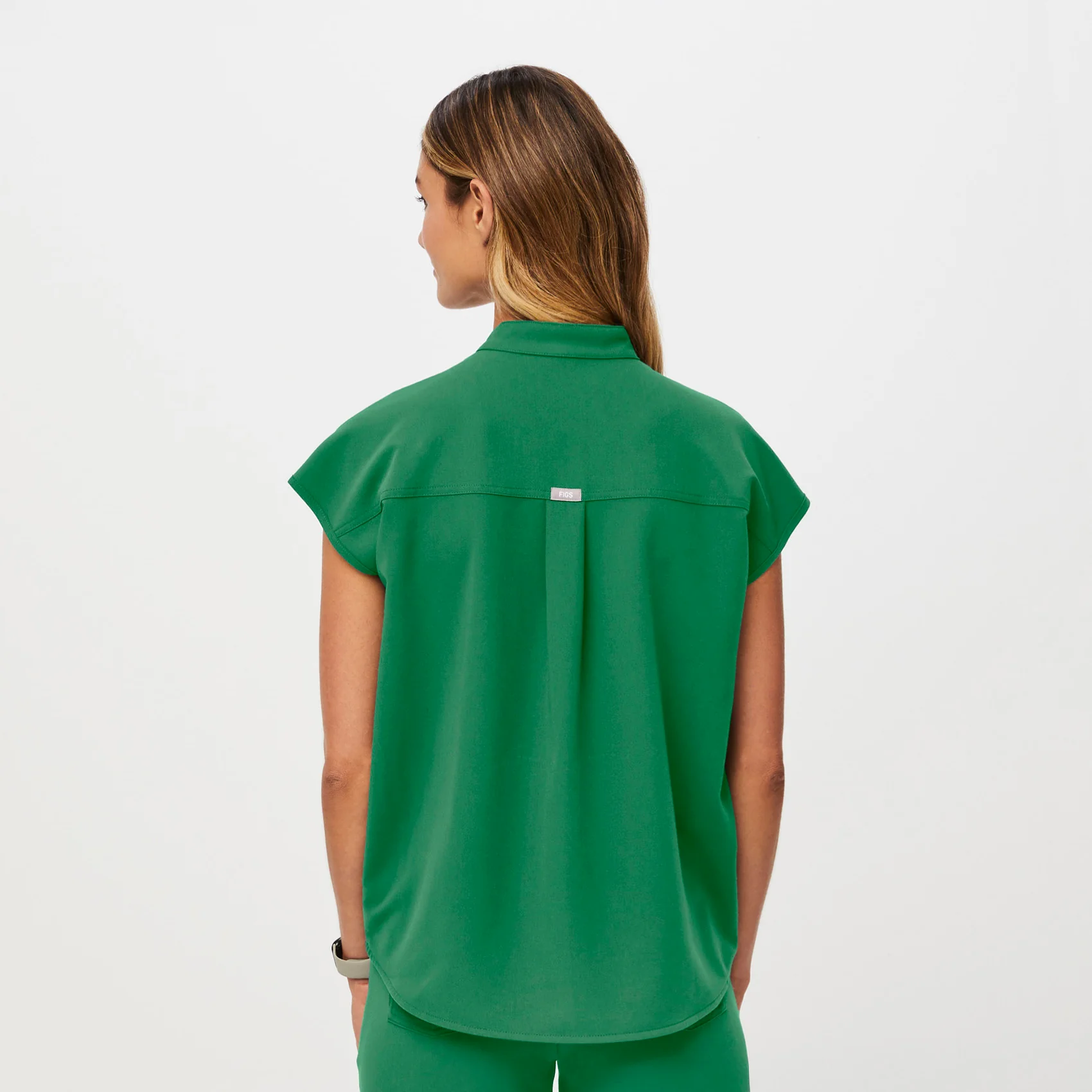women's Indocyanine Green Rafaela - Oversized Scrub Top™ - Image 4