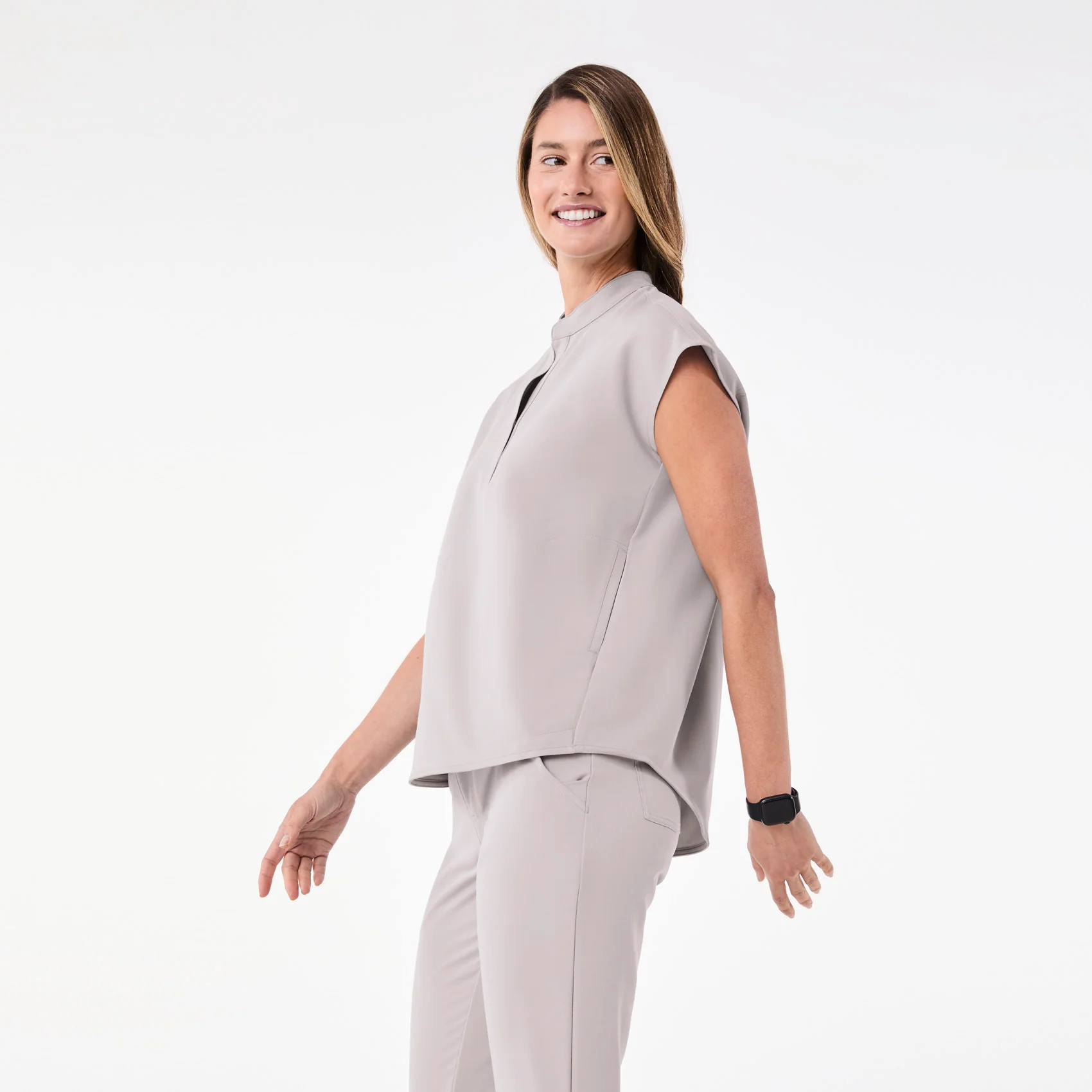 women's Slate Rafaela - Oversized Scrub Top™ - Image 3