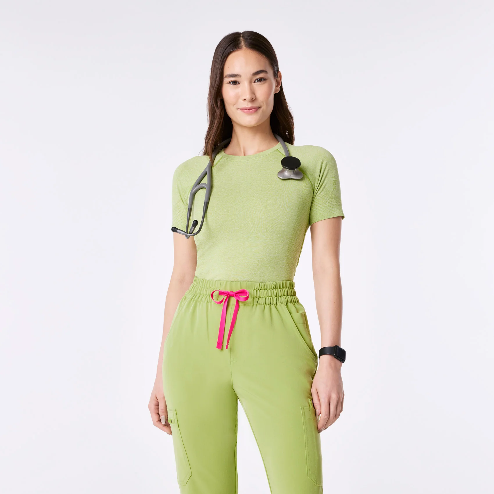 women's Matcha Salta Seamless - Shortsleeve Underscrub