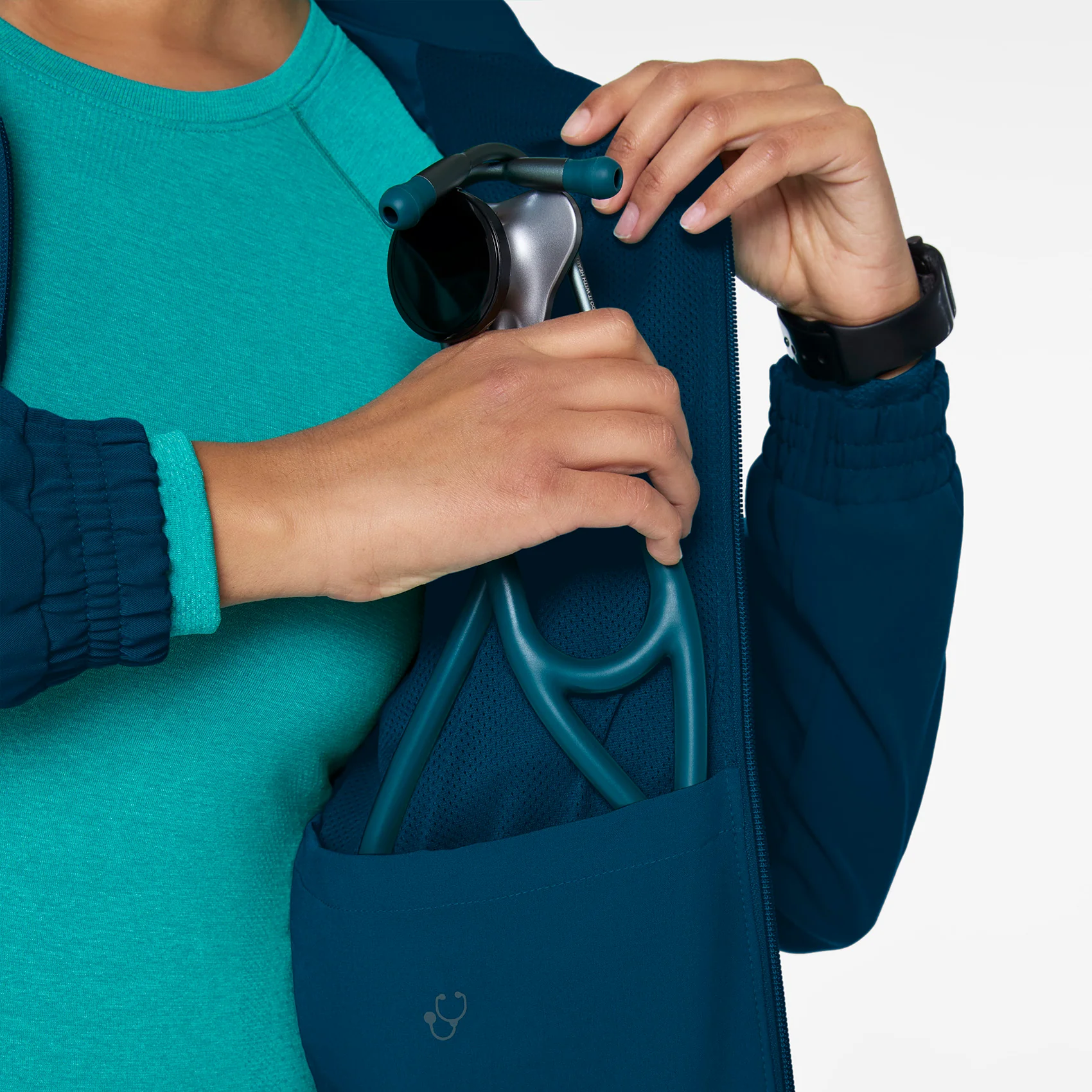 women's Deep Reef Sydney - Scrub Jacket - Image 8