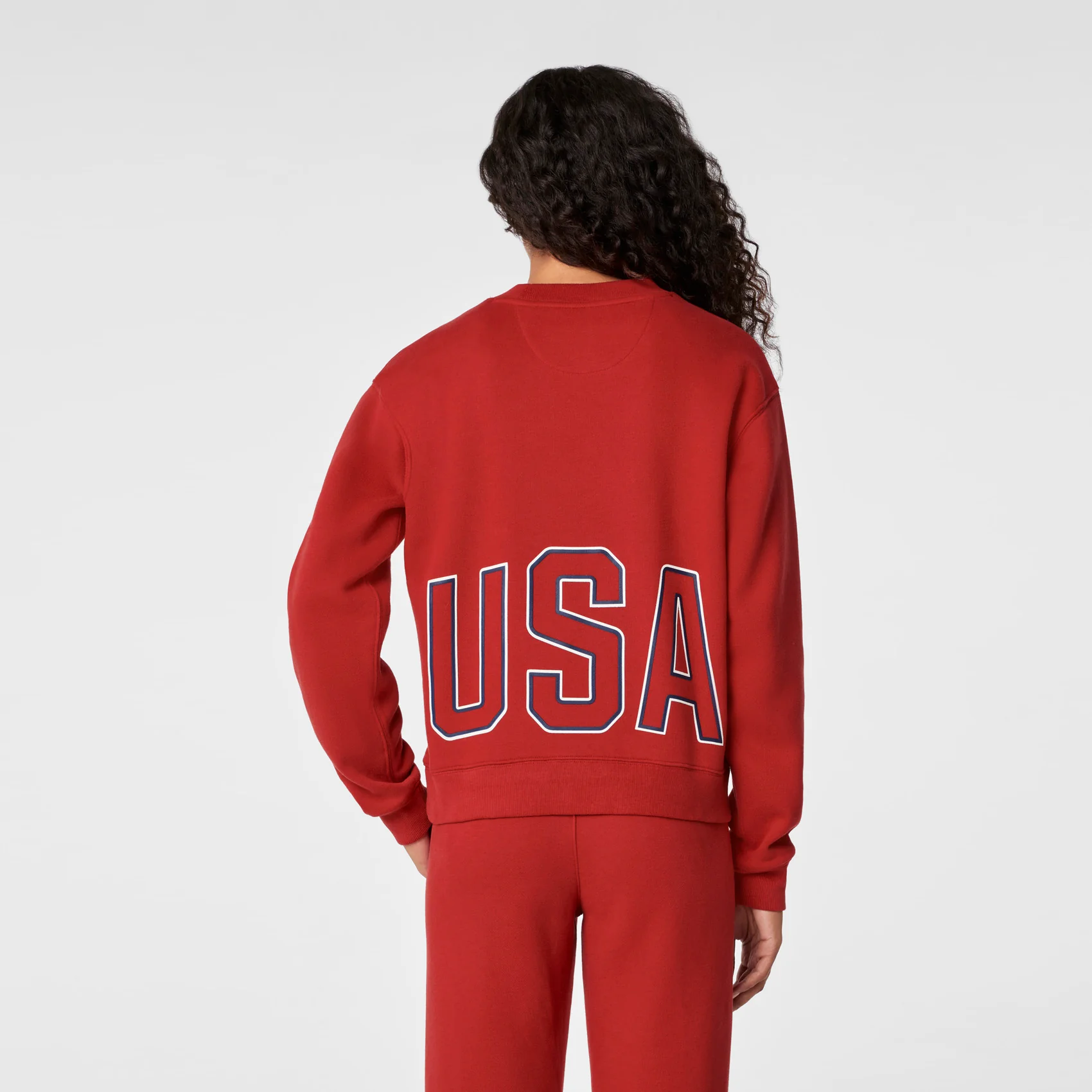 women's Team USA Red FIGS x Team USA Off-Shift - Crewneck Sweatshirt™ - Image 4