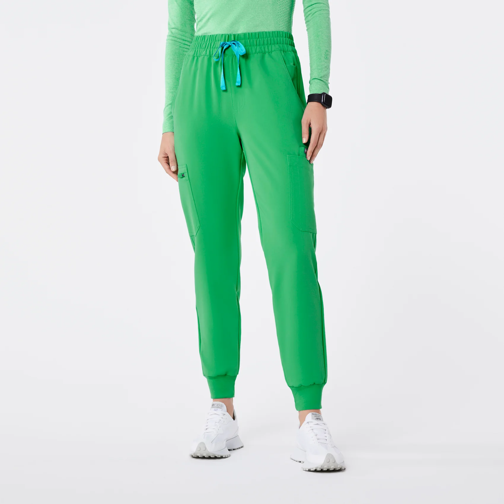 women's Emerald High Waisted Uman Relaxed - Jogger Scrub Pant