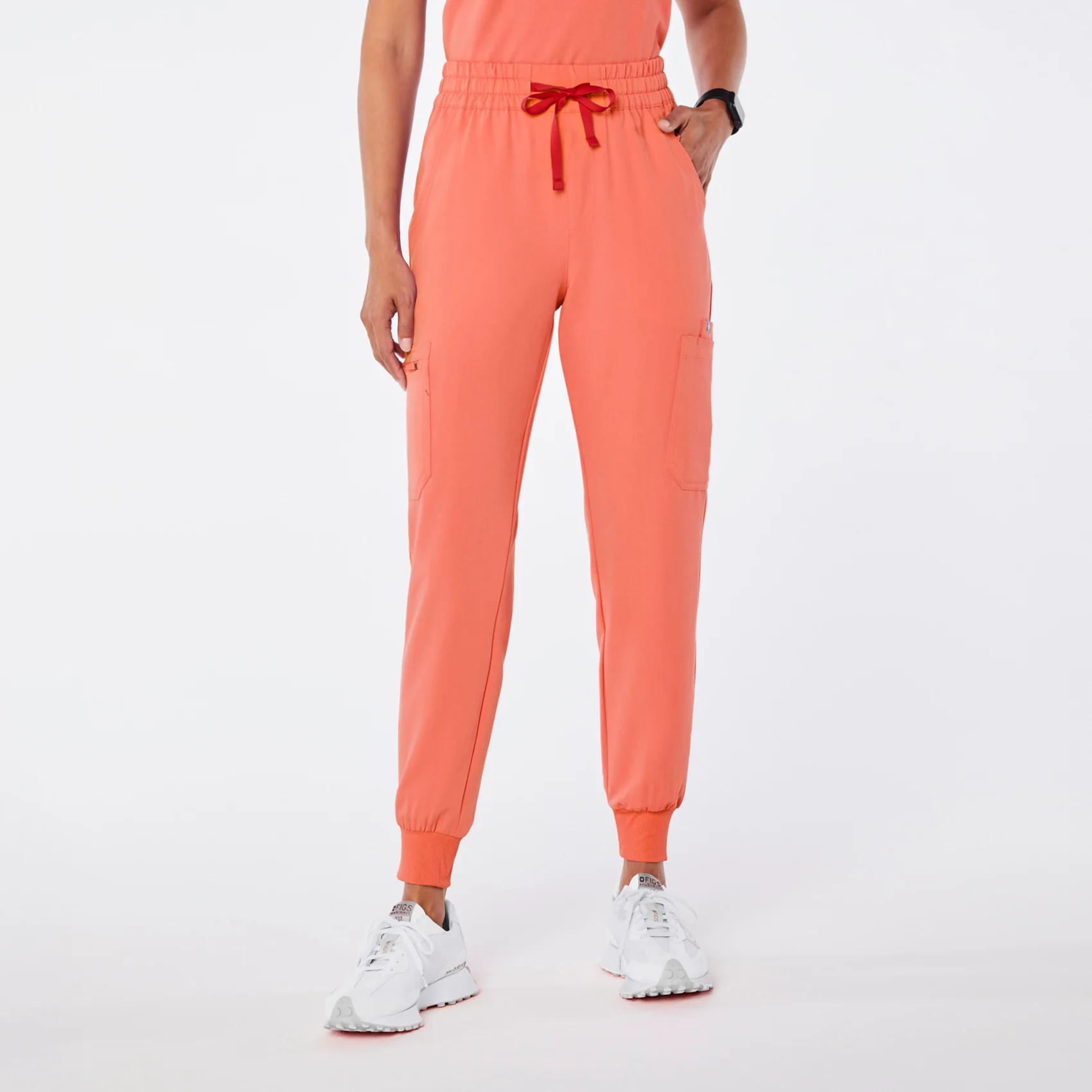 women's Sunset Drift High Waisted Uman Relaxed - Petite Jogger Scrub Pant