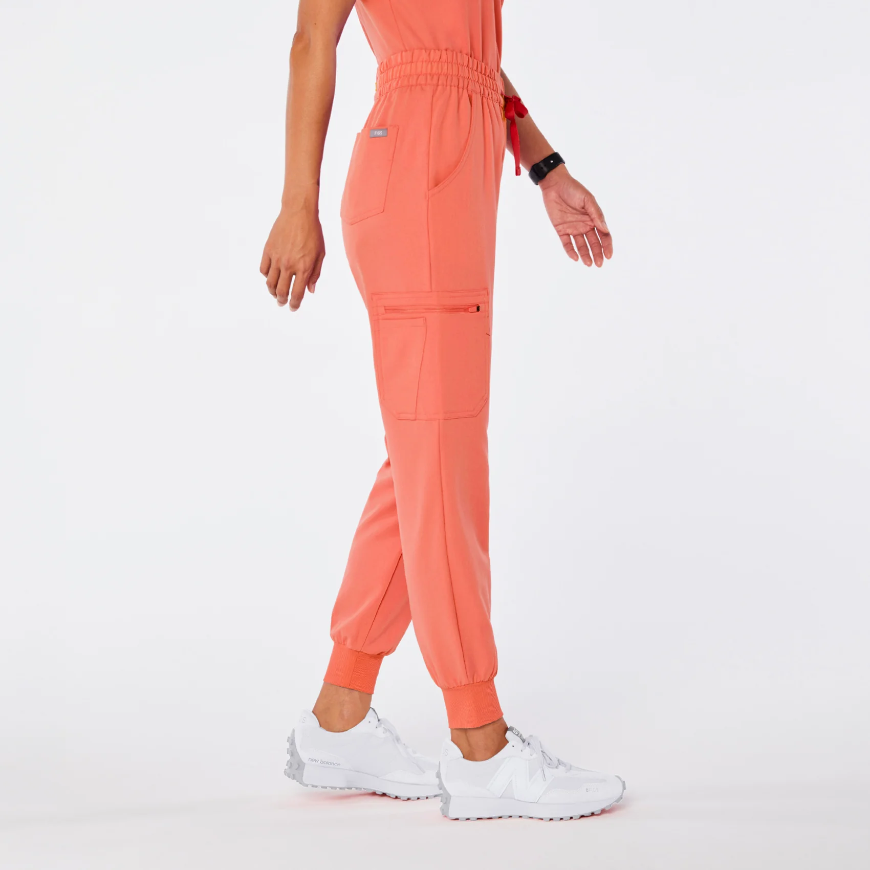 women's Sunset Drift High Waisted Uman Relaxed - Petite Jogger Scrub Pant - Image 2