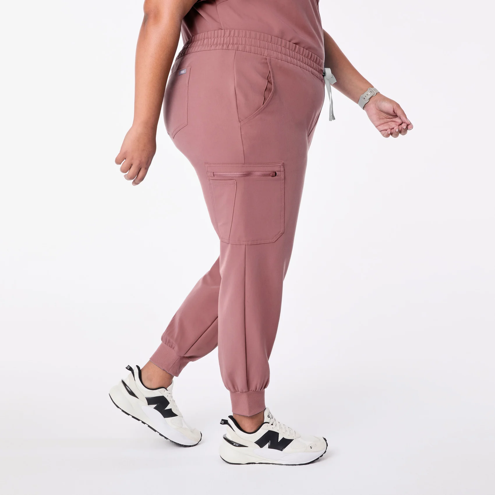women's Mauve Uman Relaxed - Jogger Scrub Pant (3XL-6XL) - Image 3