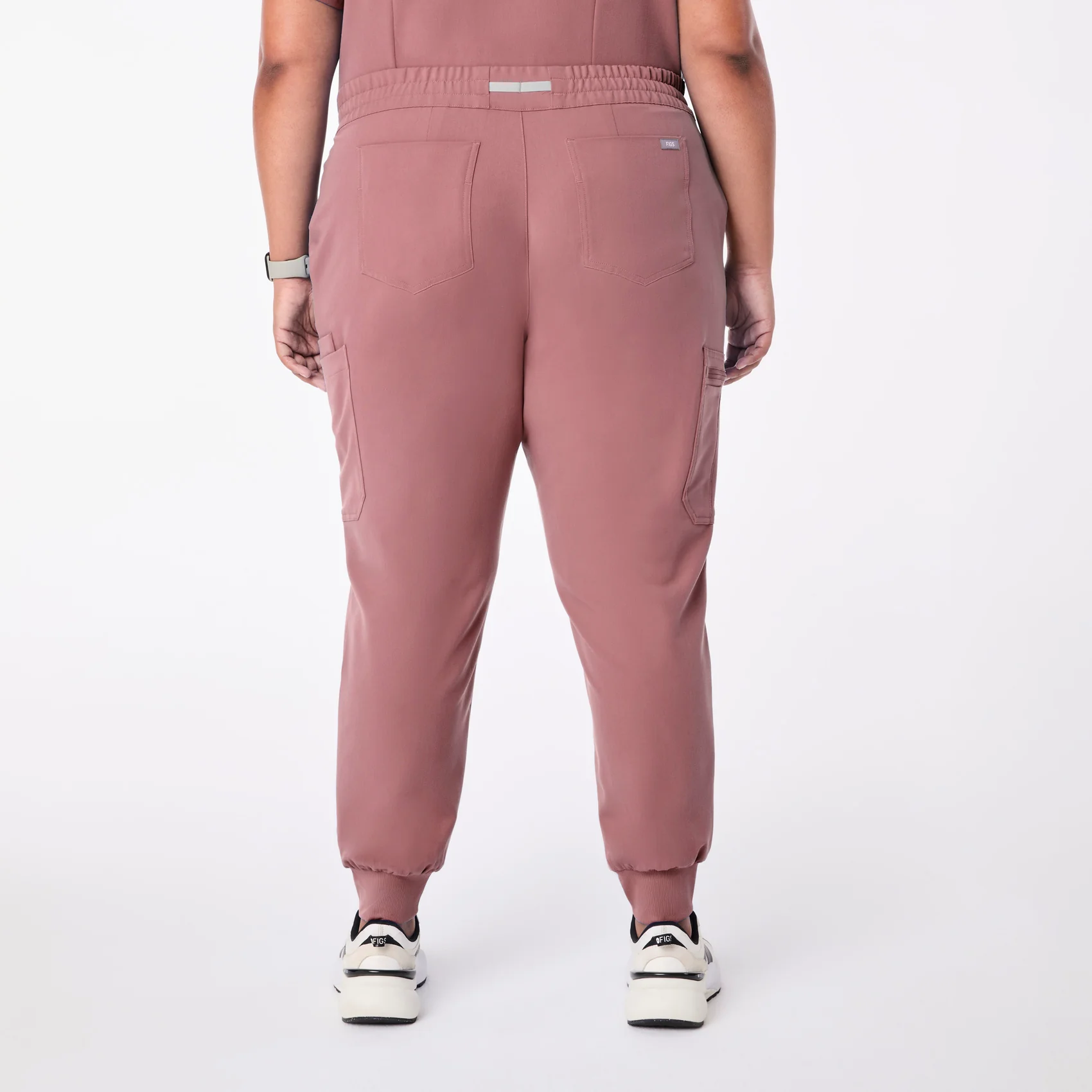 women's Mauve Uman Relaxed - Jogger Scrub Pant (3XL-6XL) - Image 4