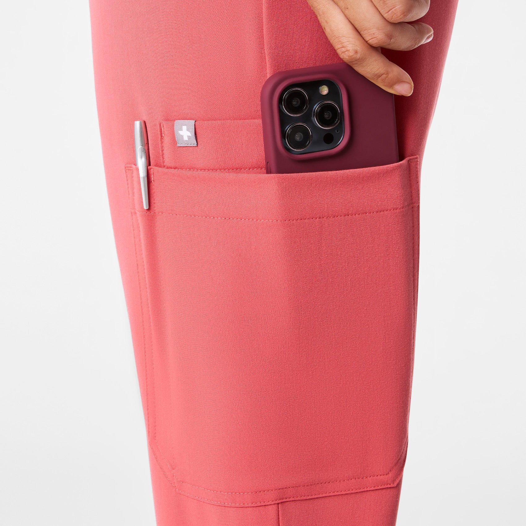 women's Pulmonary Pink Uman Relaxed - Jogger Scrub Pant - Image 7