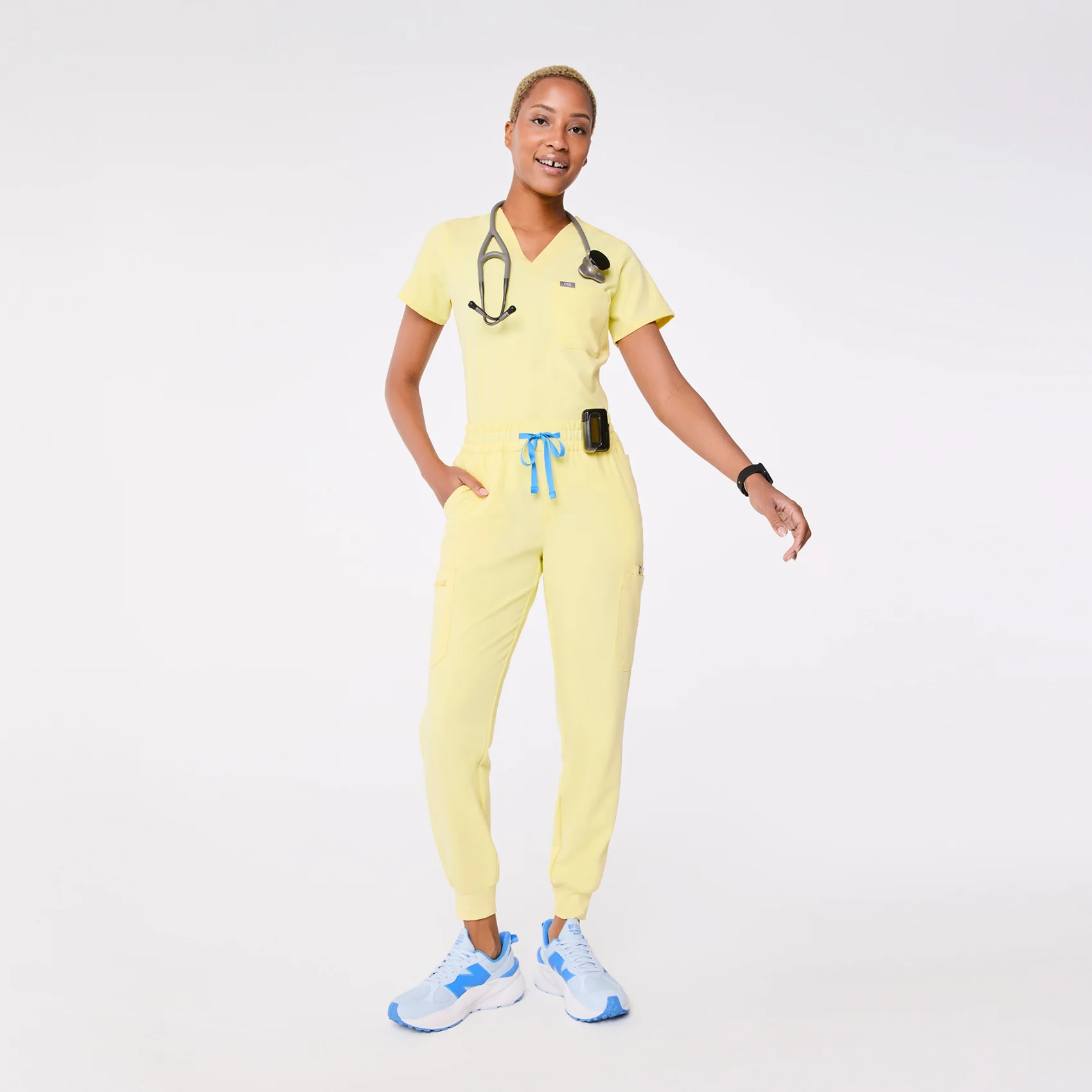 women's Sunlight Uman Relaxed - Petite Jogger Scrub Pant - Image 2