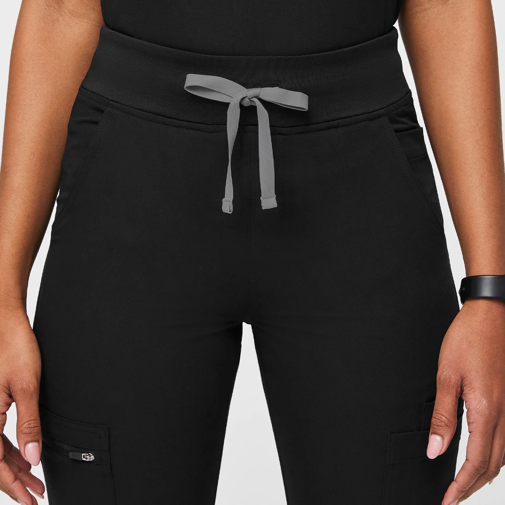 women's Black Yola™ High Waisted 2.0 - Skinny Scrub Pants - Image 6