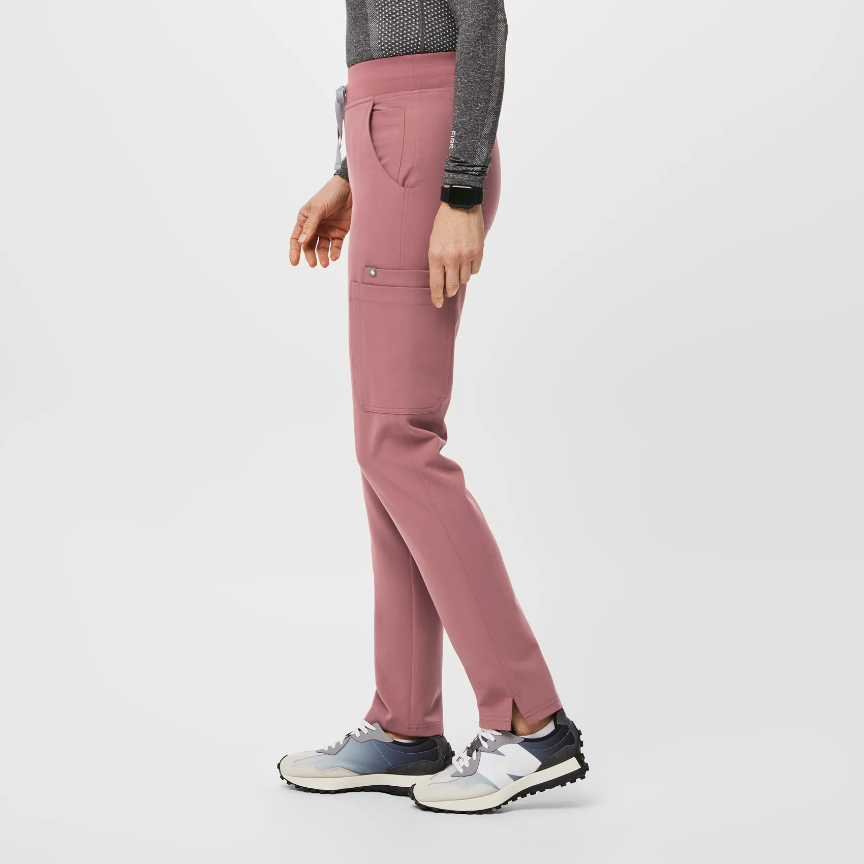 women's Mauve Yola™ High Waisted 2.0 - Tall Skinny Scrub Pants - Image 3