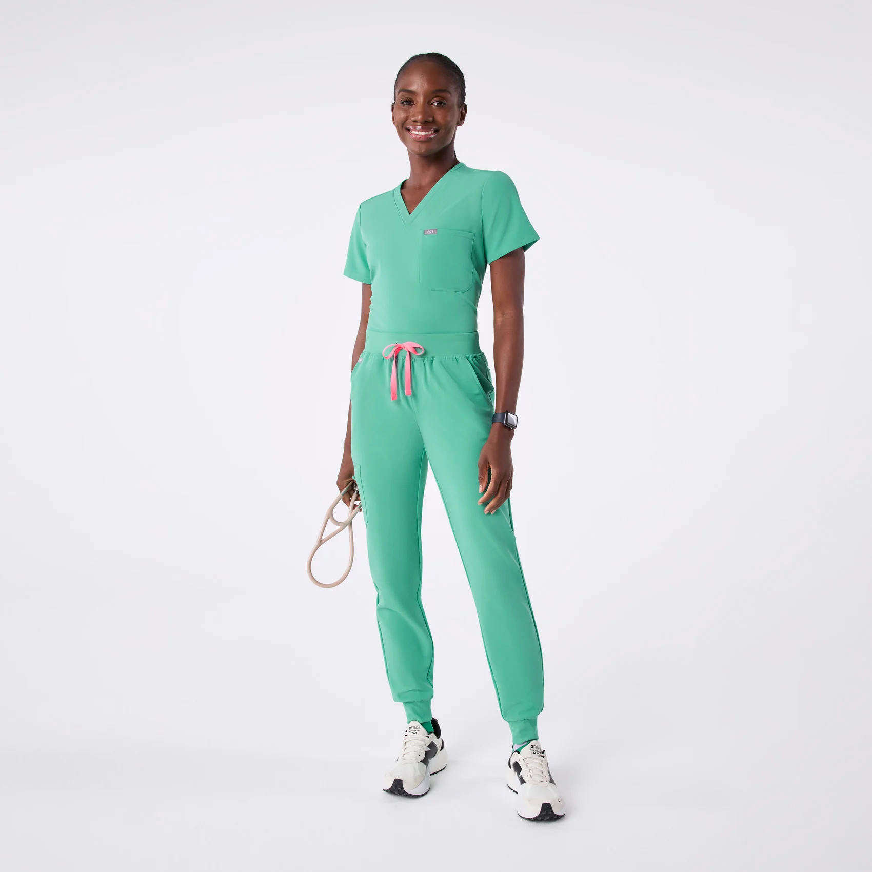 women's Surgical Green Zamora - Jogger Scrub Pant™ - Image 2
