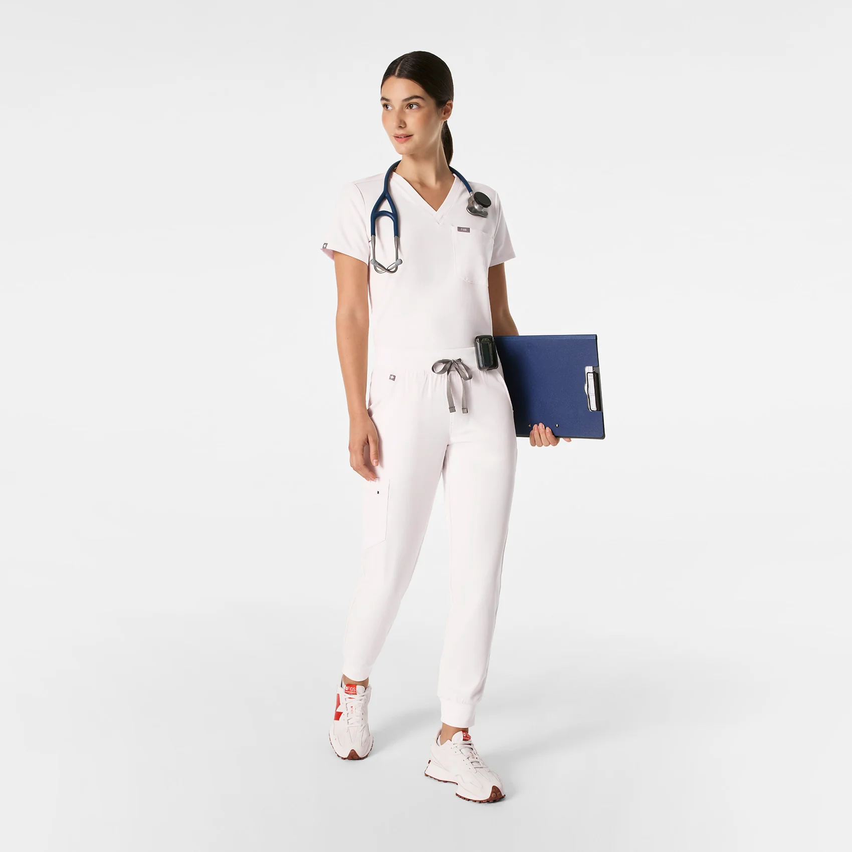 women's Off White Zamora - Jogger Scrub Pant™ - Image 2