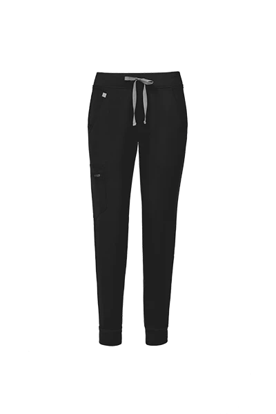 women's Black Zamora™- Petite Jogger Scrub Pants (3XL - 6XL) - Image 7