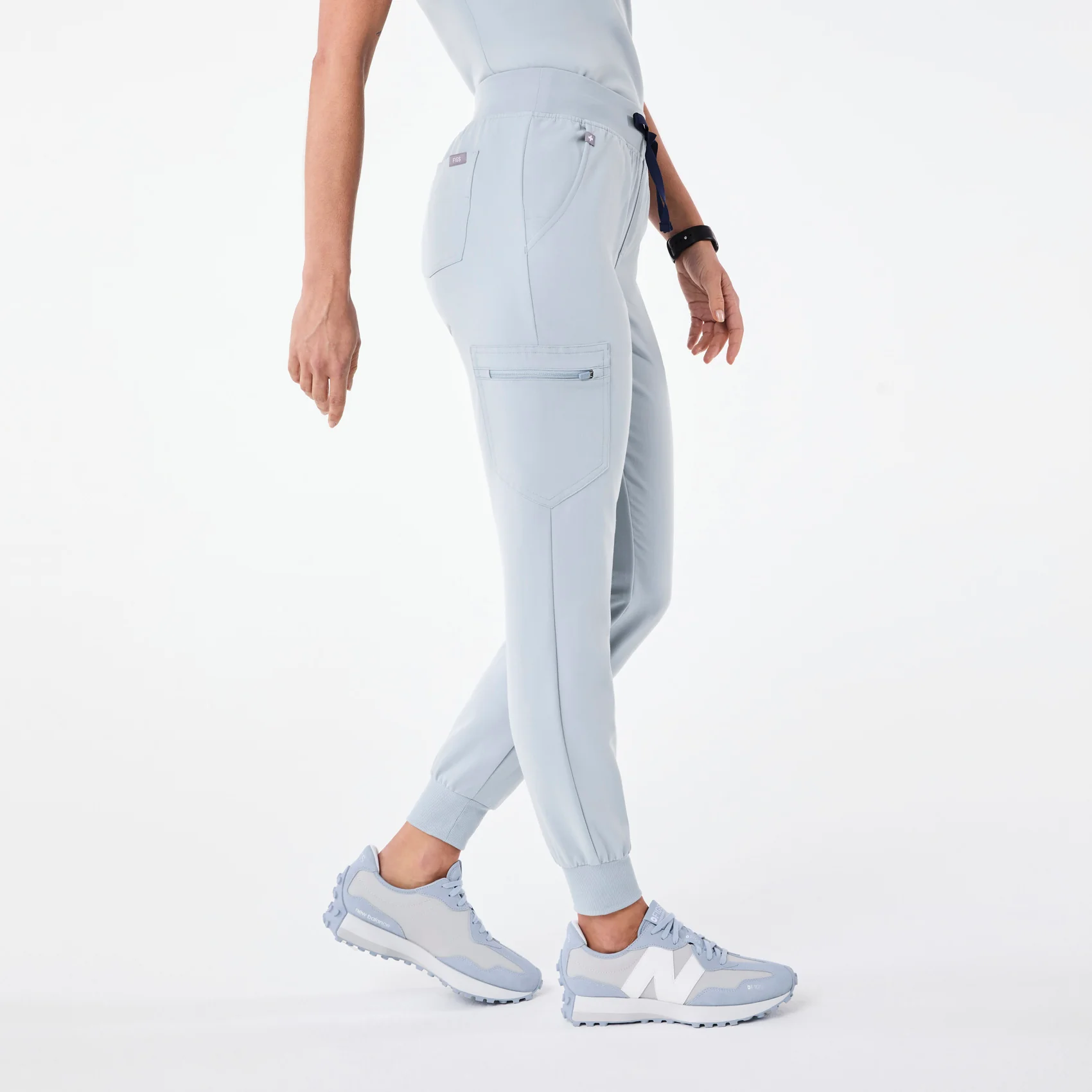 women's Dusty Blue Zamora - Tall Jogger Scrub Pant™ - Image 3