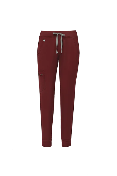 Women's Burgundy Zamora™ - Tall Jogger Scrub Pants - Image 6
